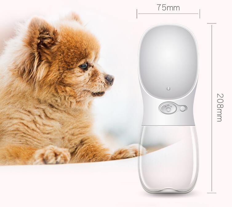Pet Water Bottle - Portable Outdoor Dog Water Cup with Filter