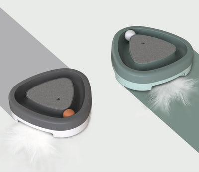 Triangle Turntable Electric Pet Toy