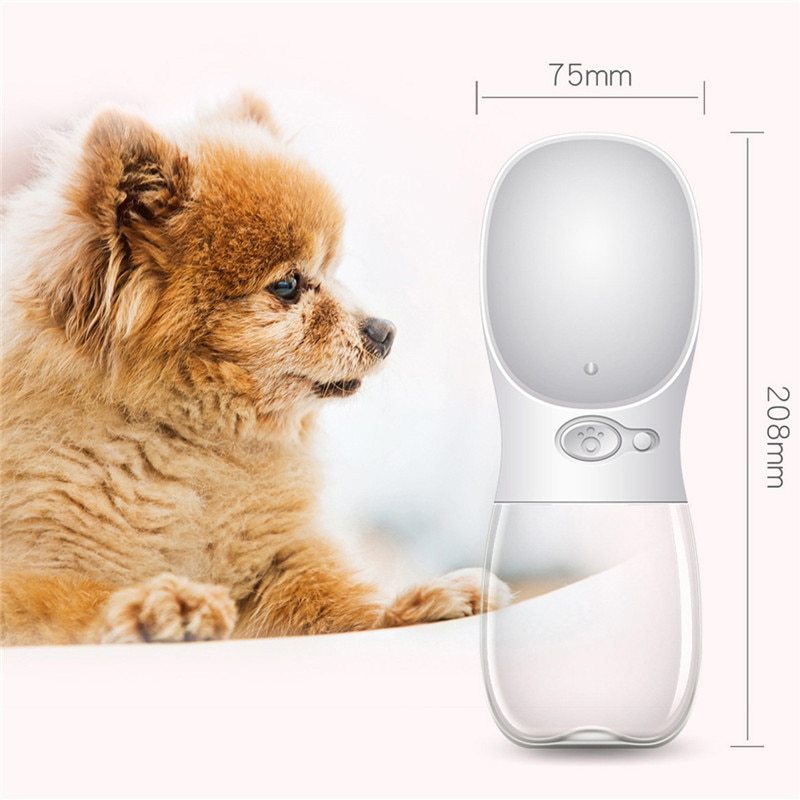 Pet Water Bottle - Portable Outdoor Dog Water Cup with Filter