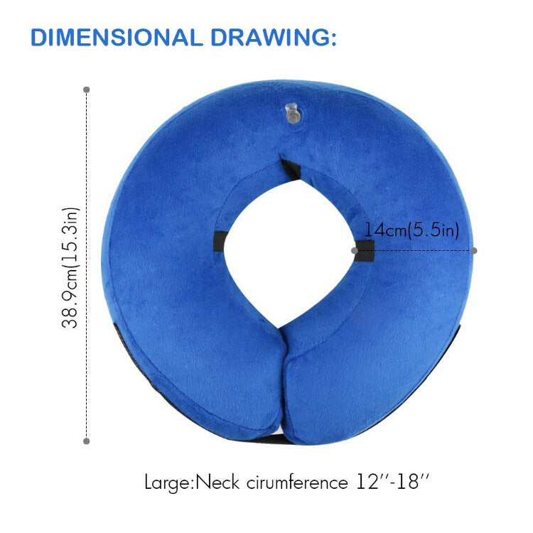 Inflatable Pet Recovery Collar