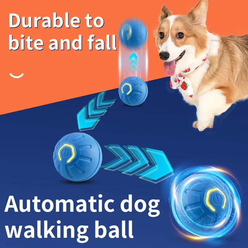 Smart Interactive Pet Ball - USB Automatic Moving Toy for Dogs & Cats