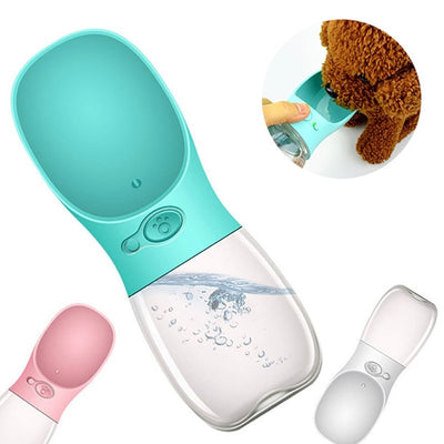 Pet Water Bottle - Portable Outdoor Dog Water Cup with Filter