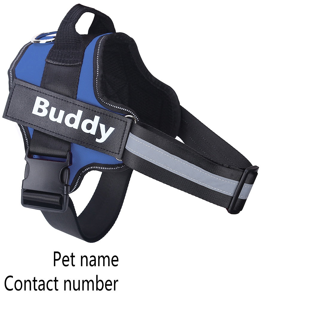 Personalized Dog Harness - No Pull Reflective Adjustable Vest