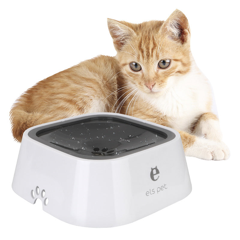 1.5L Anti-Overflow Pet Water Bowl - Floating No-Spill Dog & Cat Bowl