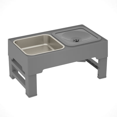Adjustable Double Dog Bowl Stand