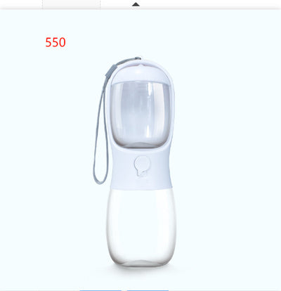 2-in-1 Pet Water & Food Cup - Portable 300ml Bottle for Dogs