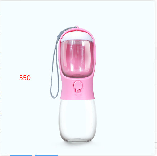 2-in-1 Pet Water & Food Cup - Portable 300ml Bottle for Dogs