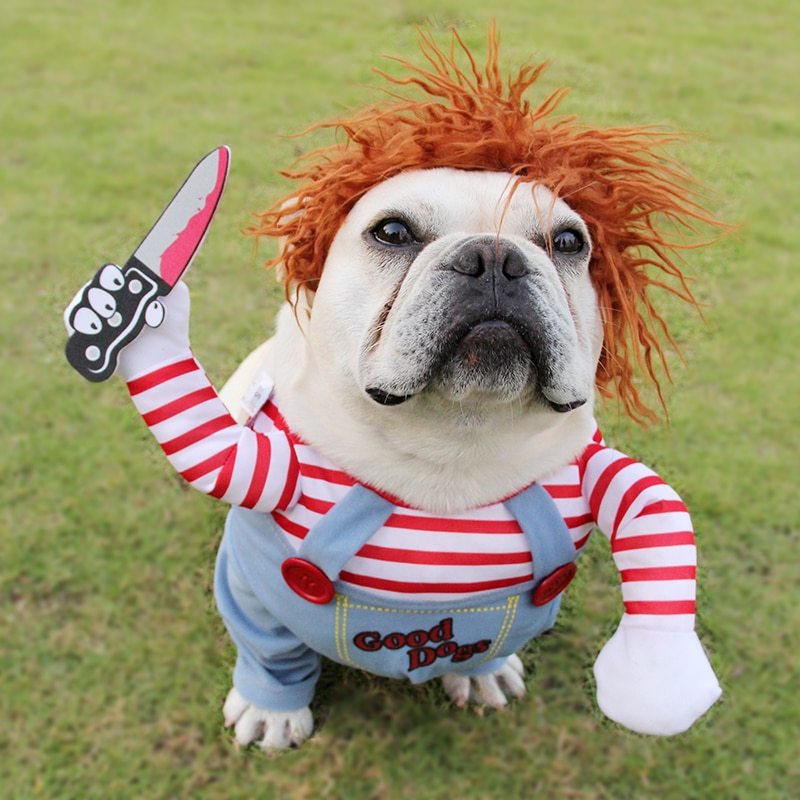 Halloween Pet Costume - Funny Dog Cosplay Outfit with Accessories