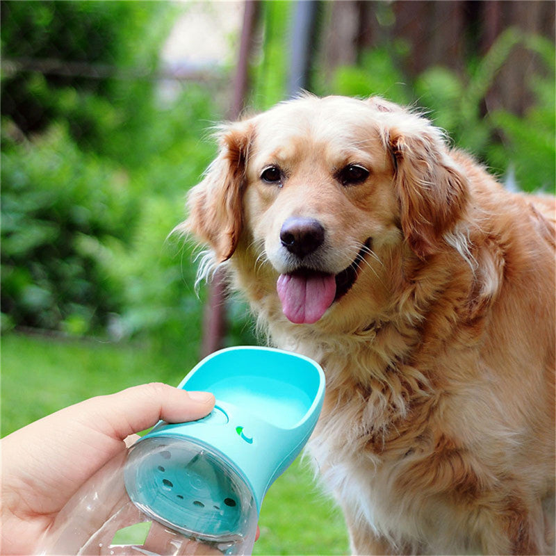 Pet Water Bottle - Portable Outdoor Dog Water Cup with Filter
