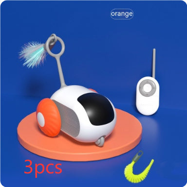 Remote Control Interactive Cat Toy - USB Rechargeable Smart Car