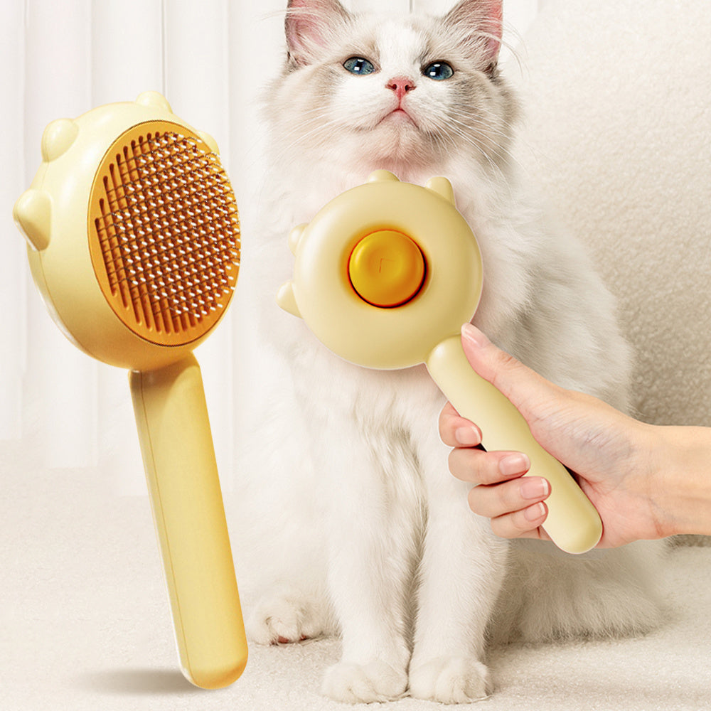 Cat Massage Comb - Hair Removal & Grooming Brush with Massage