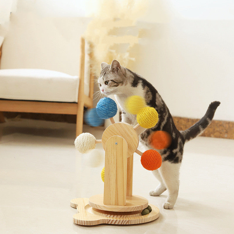 Solid Wood Rotary Table Cat