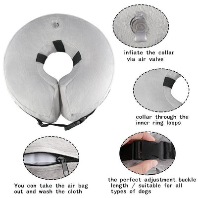 Inflatable Pet Recovery Collar