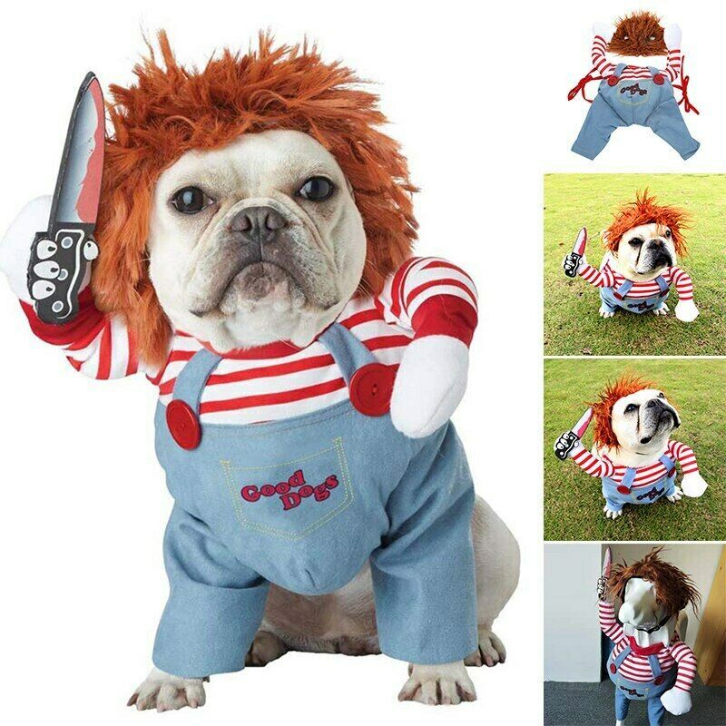 Halloween Pet Costume - Funny Dog Cosplay Outfit with Accessories