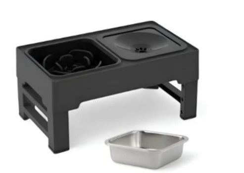 Adjustable Double Dog Bowl Stand