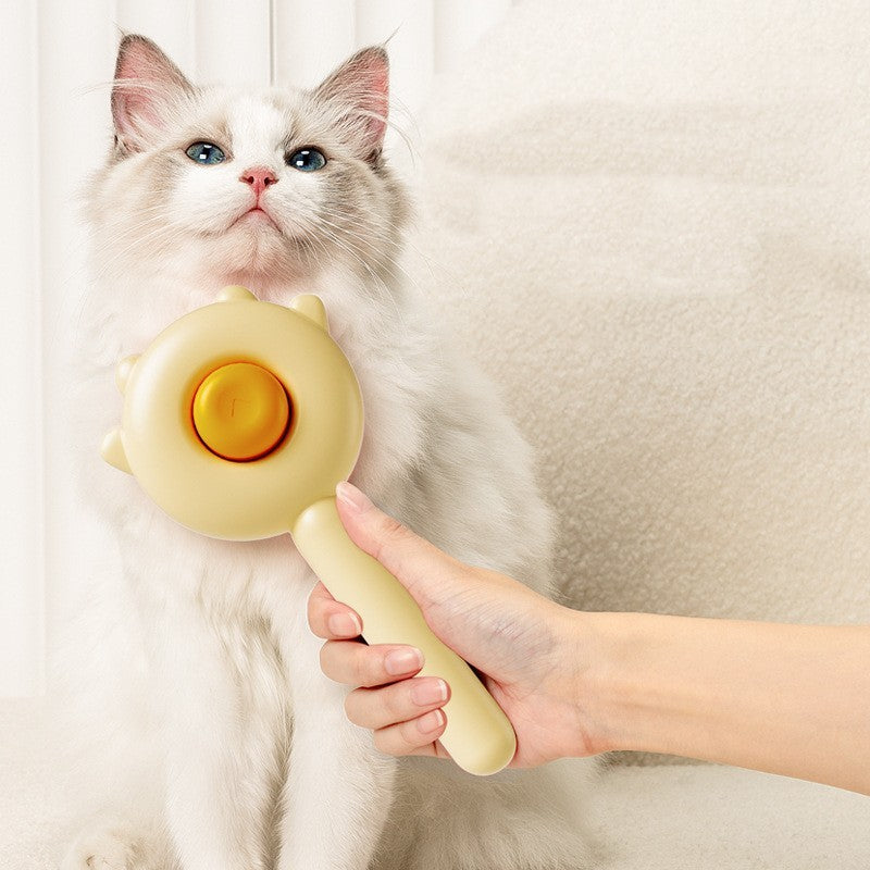 Cat Massage Comb - Hair Removal & Grooming Brush with Massage
