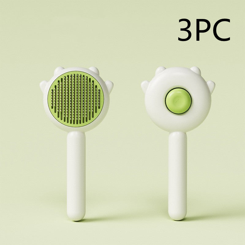 Cat Massage Comb - Hair Removal & Grooming Brush with Massage