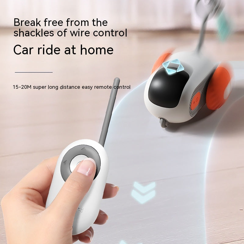 Remote Control Interactive Cat Toy - USB Rechargeable Smart Car