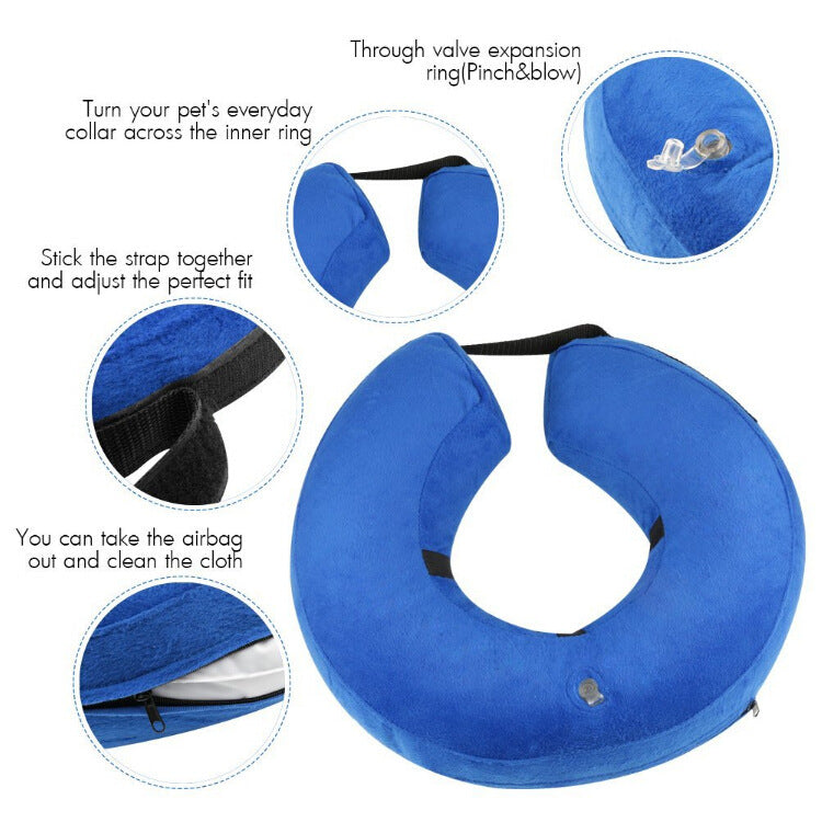 Inflatable Pet Recovery Collar